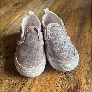 Pink sparkly vans toddler 10